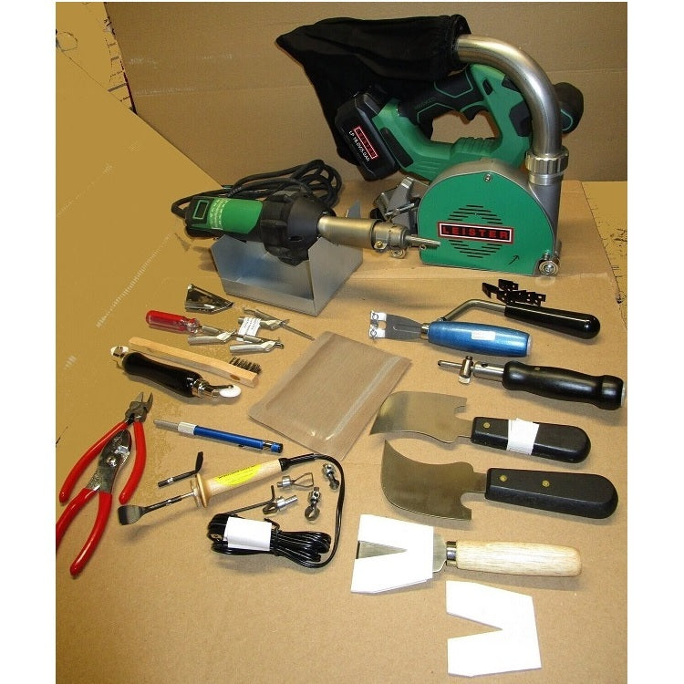Leister AT Professional Hot Air Welder Kit w/Groover
