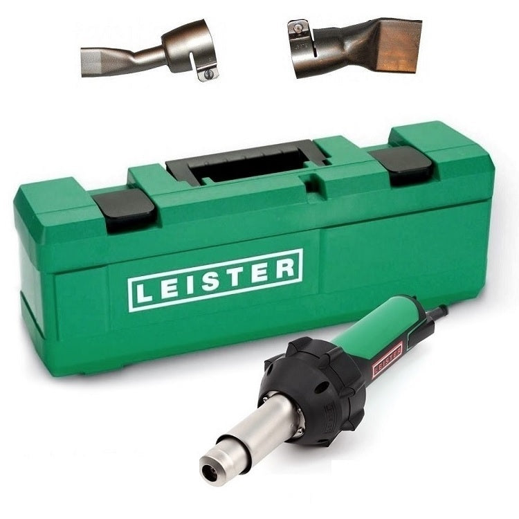 Leister Triac ST Heat Gun w/ 3/4" & 1-1/2" Nozzle and Case