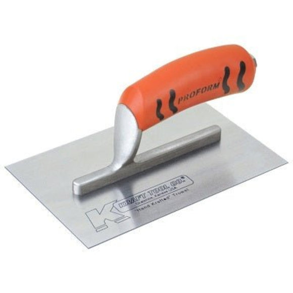 6-1/2" x 5" Carbon Steel Midget Finishing Trowel