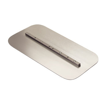 8" x 18" Power Trowel Finish Blade Flat Round Ends