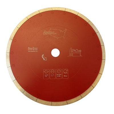 12" Porcelain G Slot Diamond Blade