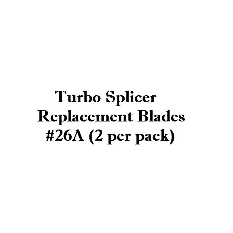 Turbo Vinyl Rod Splicer Blades 2-Pack